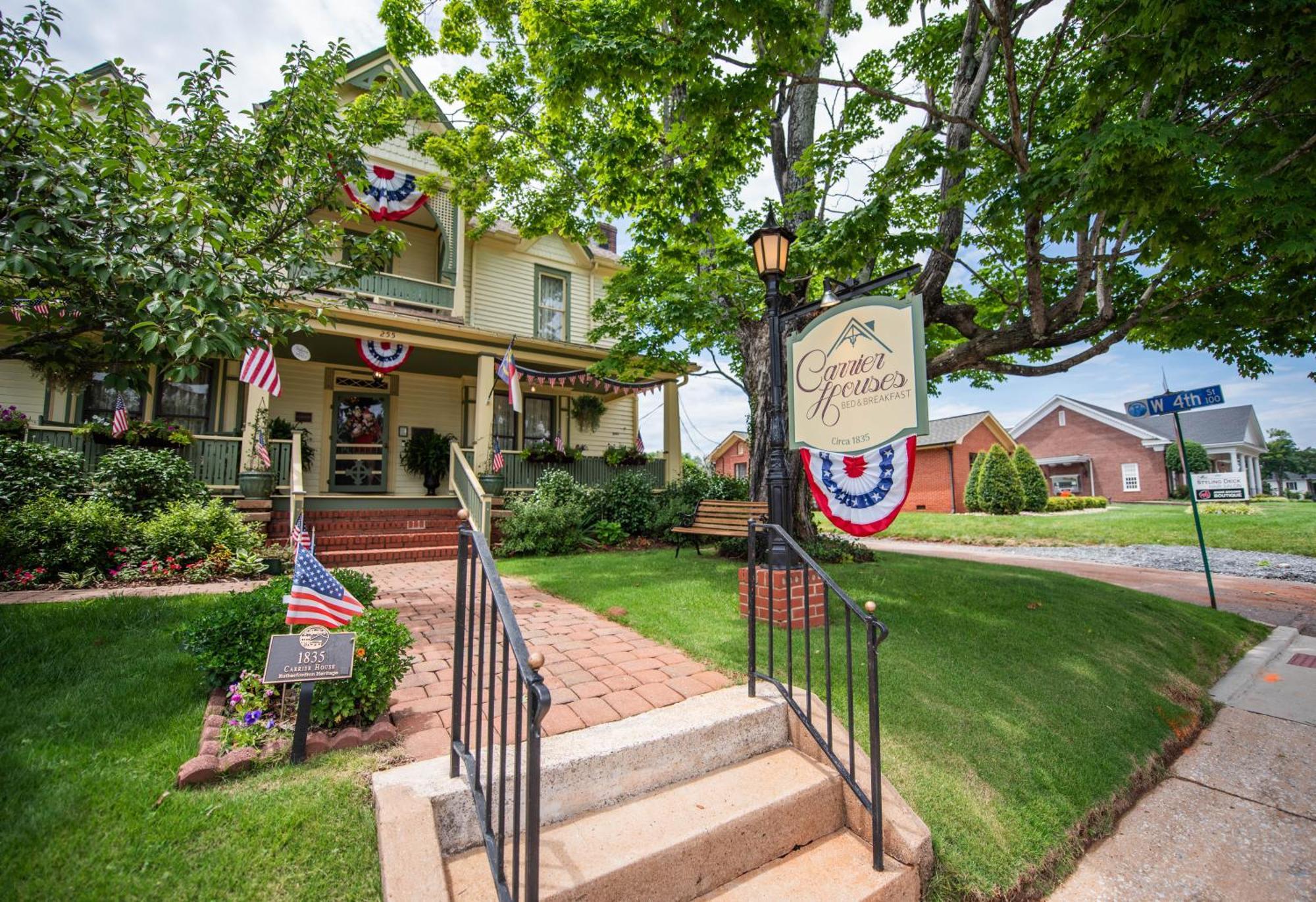 Carrier Houses Bed & Breakfast Rutherfordton Exterior foto